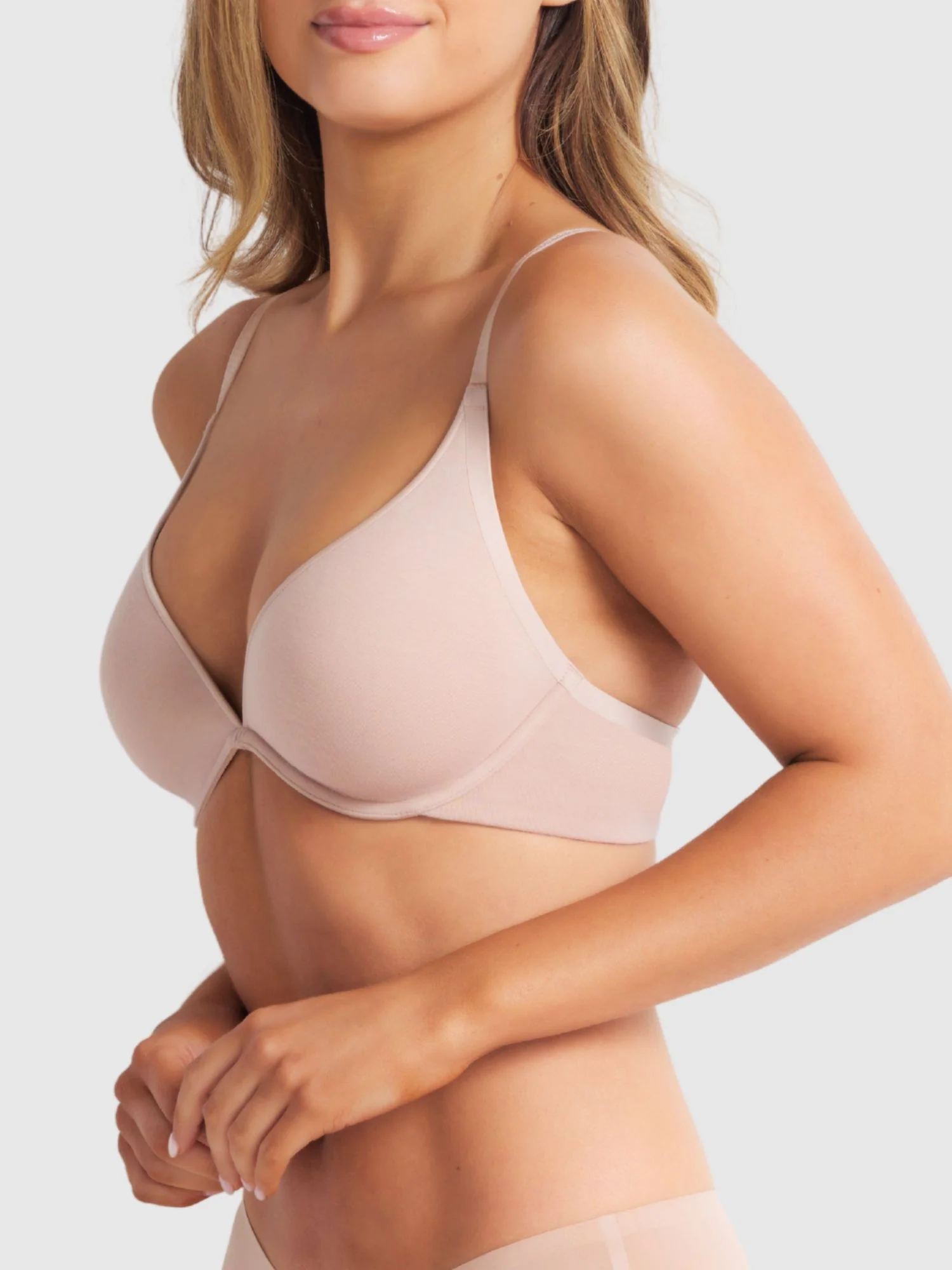 Cotton Plunge Bra - TB012 - Image 3