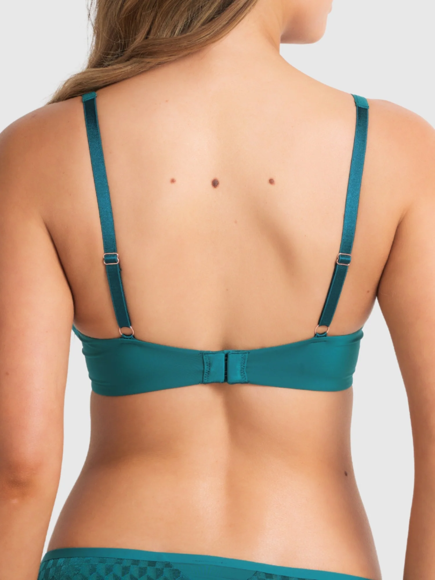 Graphic Underwire Plunge Bra - GF011 - Image 4