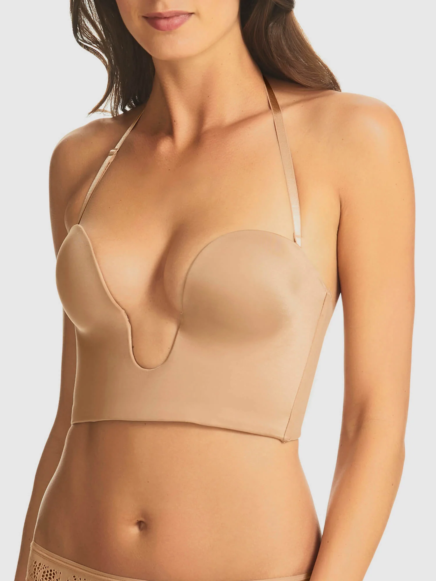 Refined Strapless Plunge Bustier - RL029A - Image 7